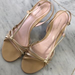 Neutral Ann Taylor heels Size 8.5